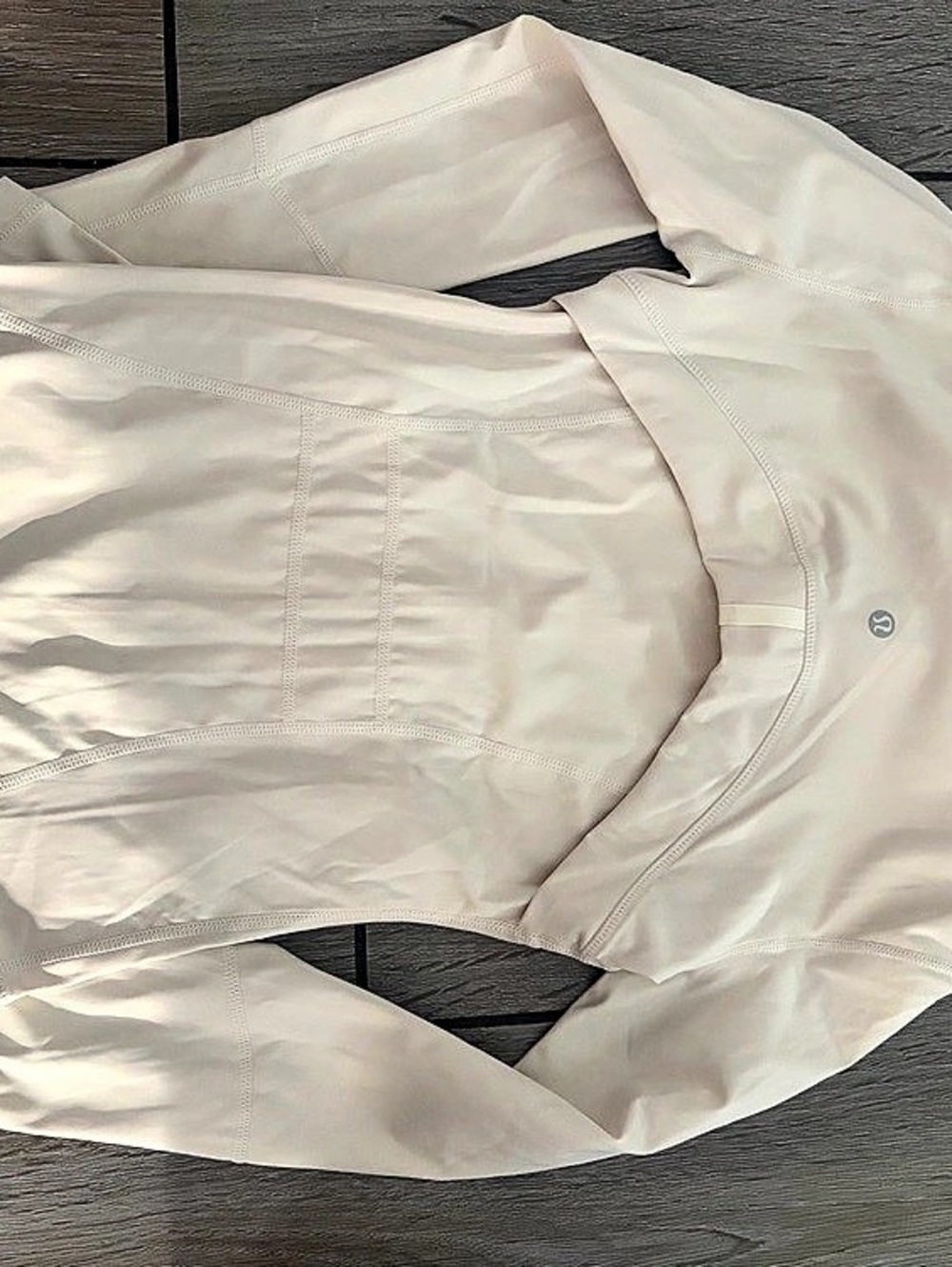 Define Jacket Cream Zip Front Jacket - Picture 2 of 2